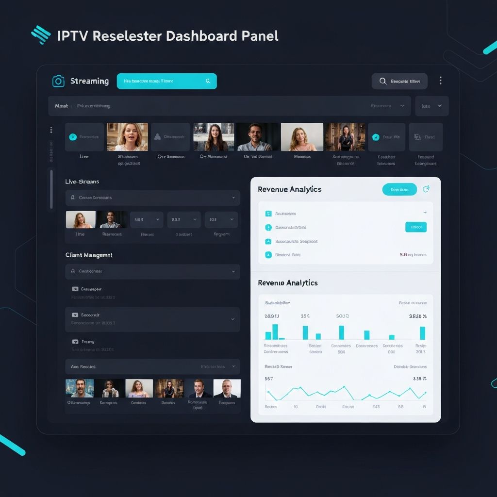 Painel IPTV Profissional para Revenda